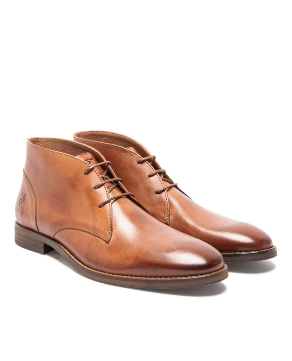 KOST Chukka Boots Cuir Marron Homme - Image 2