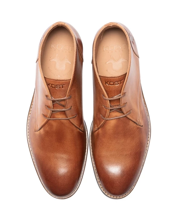 KOST Chukka Boots Cuir Marron Homme - Image 3