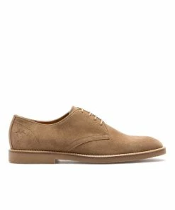 KOST Derbies Cro没te Velours Cognac Homme