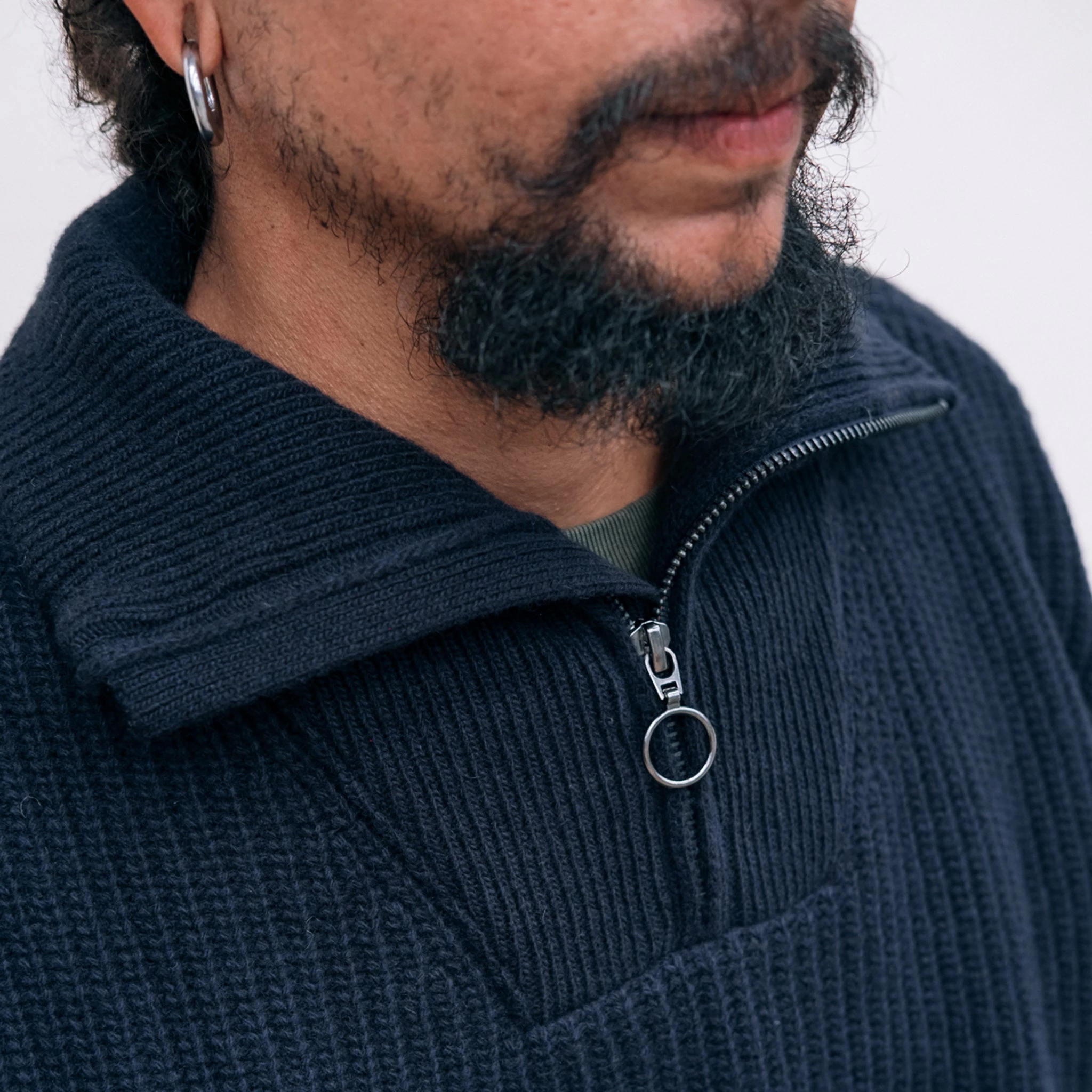 Eat Dust Knit Fly Deck Sweater Navy - Image 6