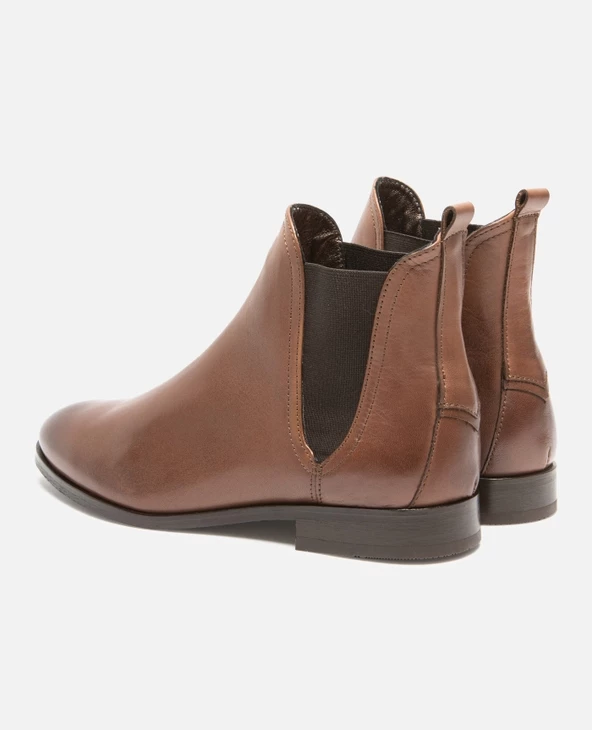 KOST Chelsea Boots Cuir Marron Femme - Image 9