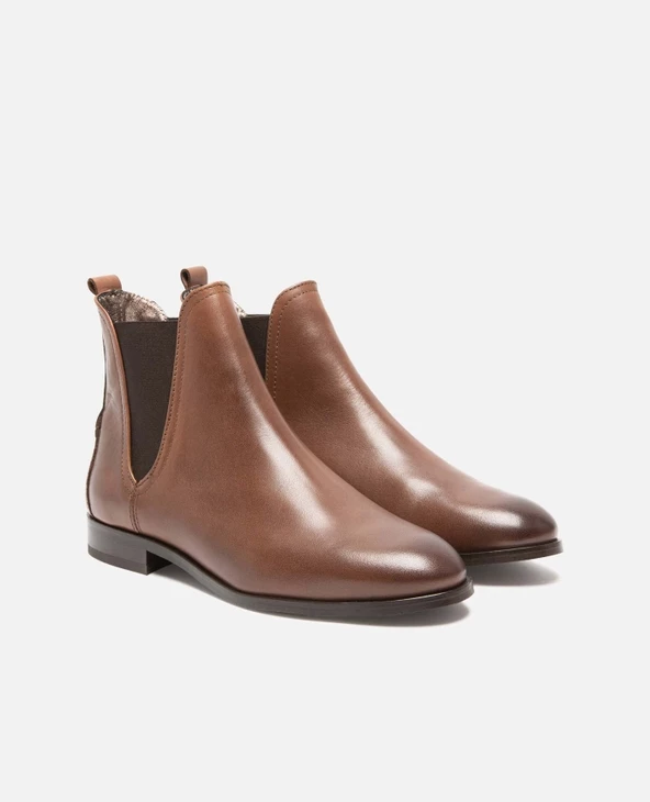 KOST Chelsea Boots Cuir Marron Femme - Image 11