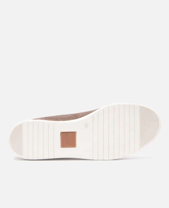 KOST Sneakers Cuir Tannage Végétal Marron Homme - Image 10