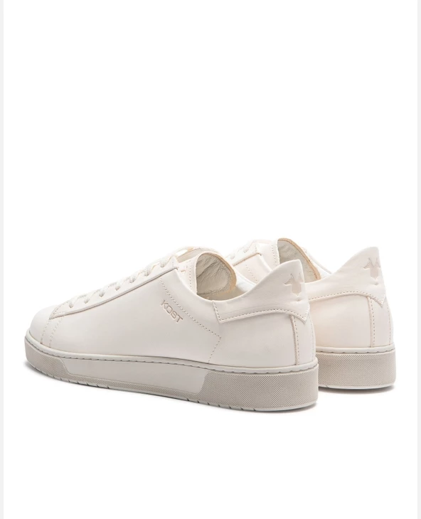 KOST Sneakers Cuir Tannage Végétal Blanc Homme - Image 4