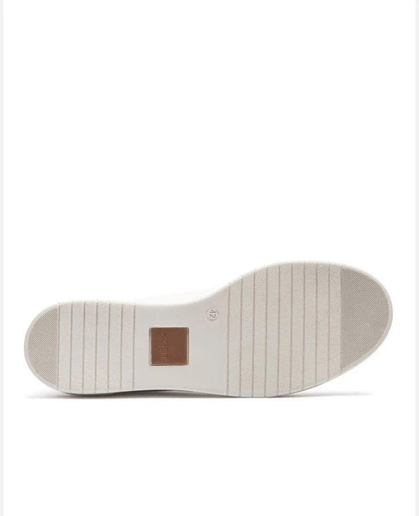 KOST Sneakers Cuir Tannage Végétal Blanc Homme - Image 5