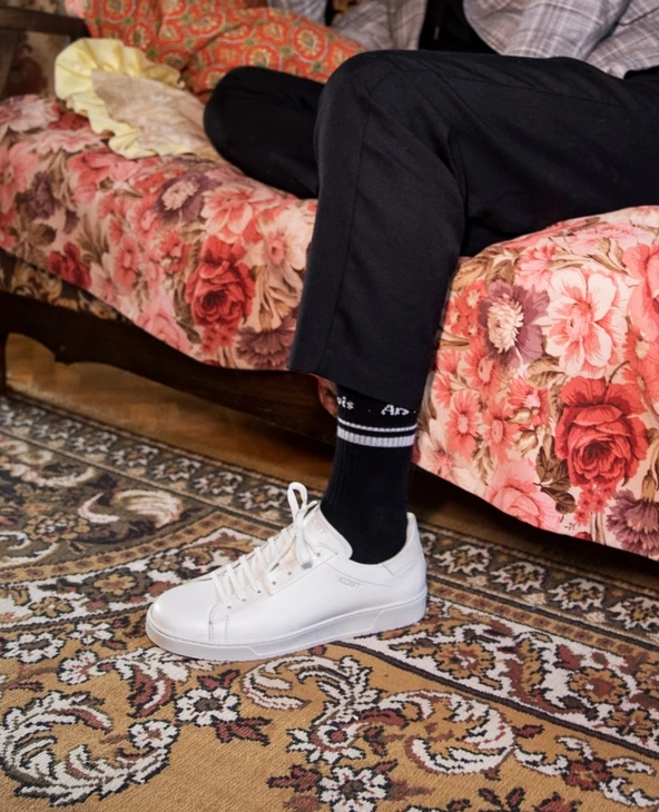 KOST Sneakers Cuir Tannage Végétal Blanc Homme - Image 10