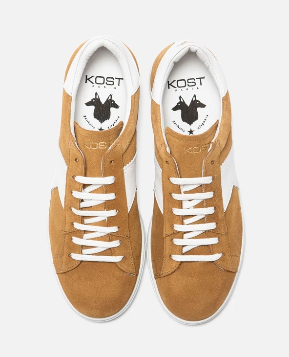 KOST Sneakers Cro没te Velours Beige Mixte - Image 8