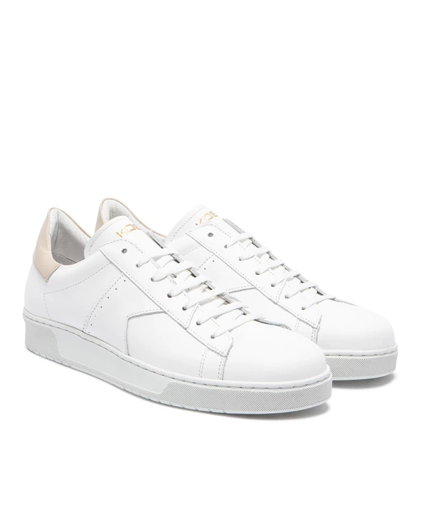 KOST Sneakers 脡co-Responsable Blanches Cuir Homme - Image 2