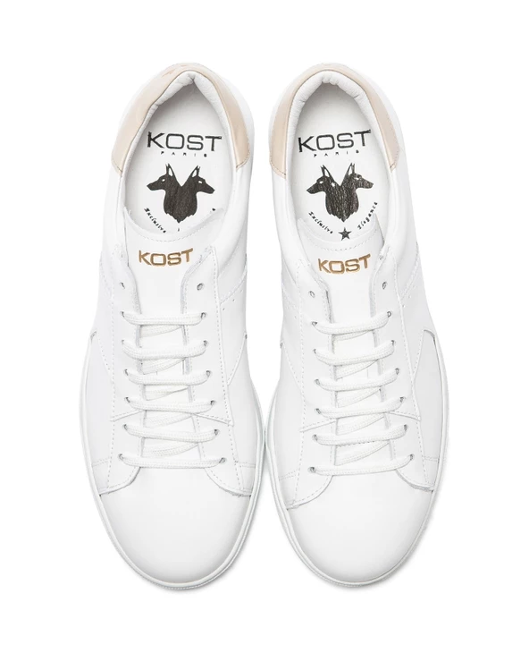 KOST Sneakers 脡co-Responsable Blanches Cuir Homme - Image 3