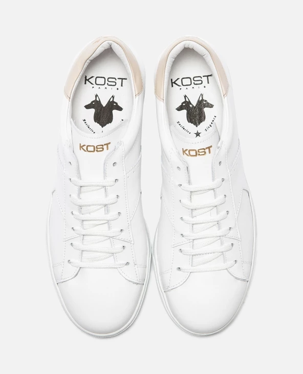 KOST Sneakers 脡co-Responsable Blanches Cuir Homme - Image 8