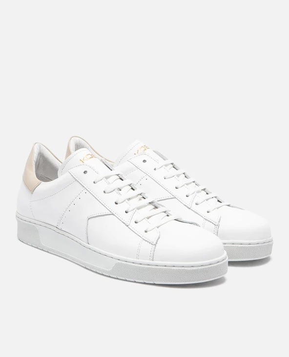 KOST Sneakers 脡co-Responsable Blanches Cuir Homme - Image 11