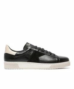 KOST Sneakers Éco-responsable Cuir Noir Mixte
