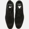 KOST Boots à Lacets Croûte Velours Noir Homme