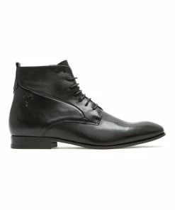 KOST Boots Cuir Noir Homme