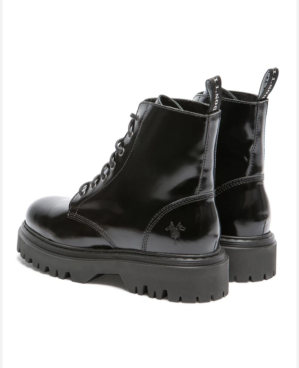 KOST Bottines Chunky Cuir Noir Femme - Image 4