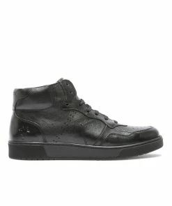 KOST Sneakers Cuir Tannage Végétal Noir Femme