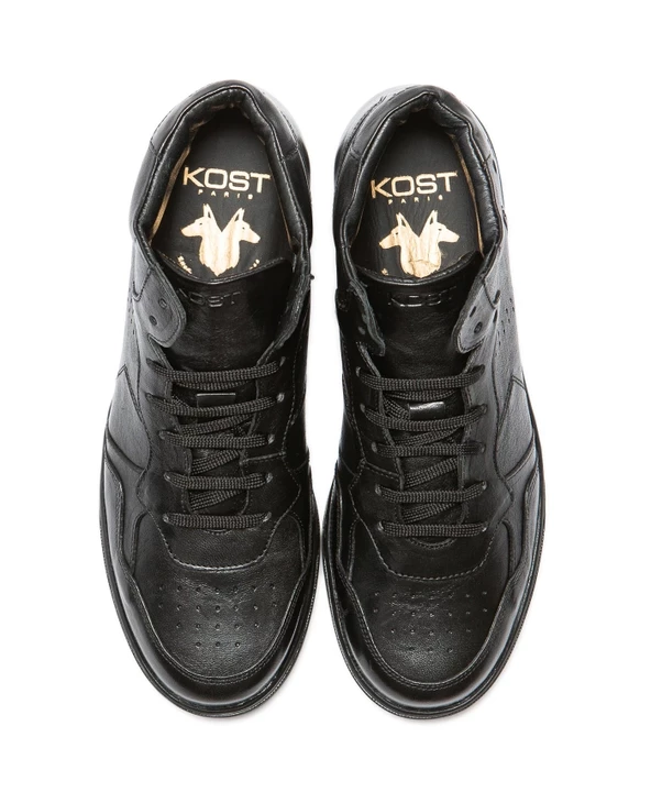 KOST Sneakers Cuir Tannage Végétal Noir Homme - Image 3