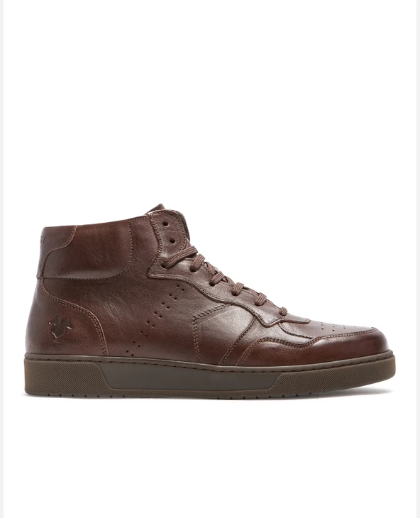 KOST Sneakers Cuir Tannage Végétal Marron Homme