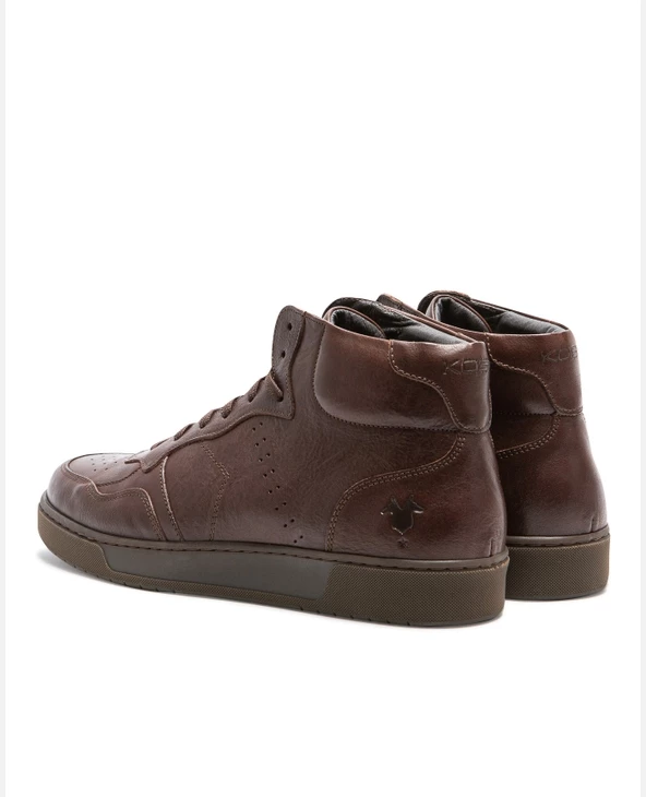 KOST Sneakers Cuir Tannage Végétal Marron Homme - Image 4