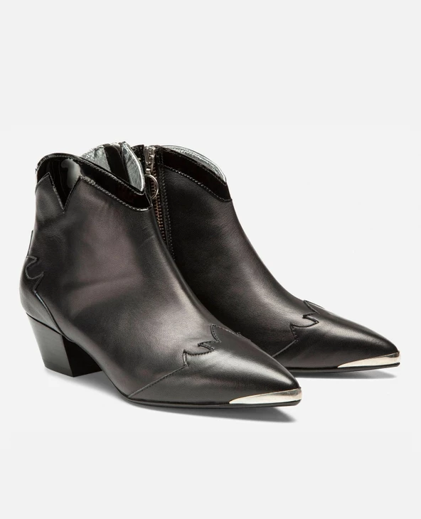 KOST Boots Cuir Noir Femme - Image 4