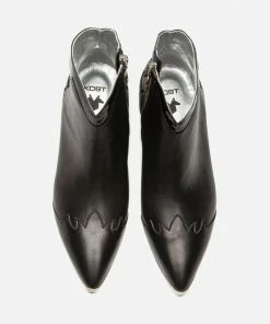 KOST Boots Cuir Noir Femme