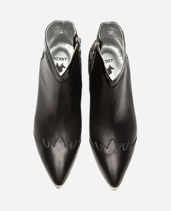 KOST Boots Cuir Noir Femme