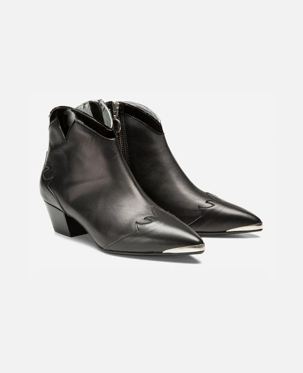 KOST Boots Cuir Noir Femme - Image 5