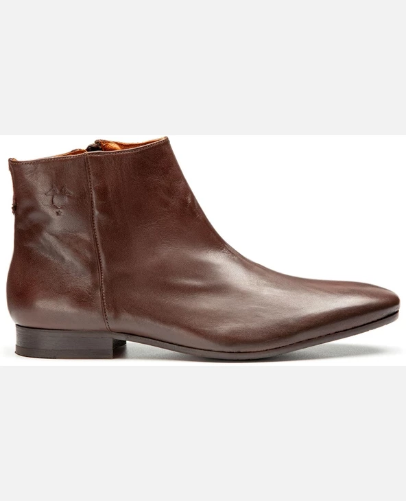 KOST Boots Cuir Marron Homme