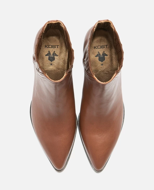 KOST Chelsea Boots Cuir Marron Femme - Image 3