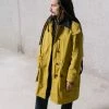 Eat Dust Field Coat Dry Waxed Cotton Olivine