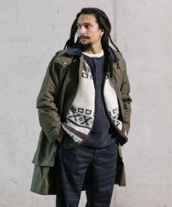 Eat Dust Field Coat Dry Waxed Cotton Khaki/Brown