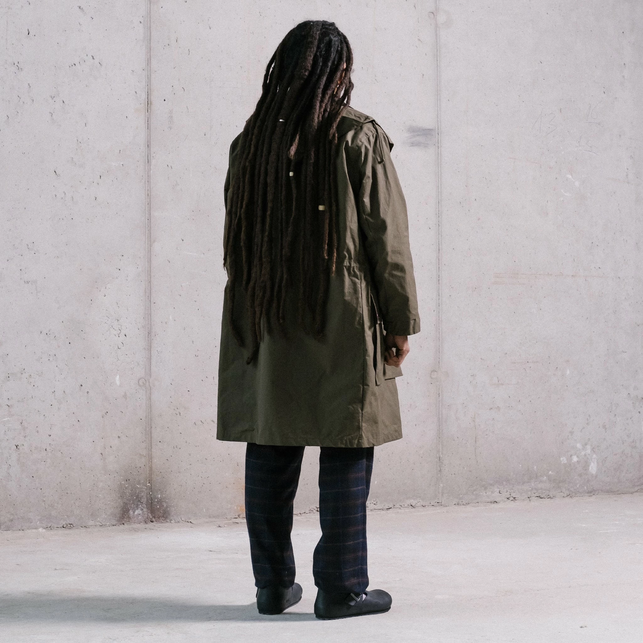 Eat Dust Field Coat Dry Waxed Cotton Khaki/Brown - Image 5