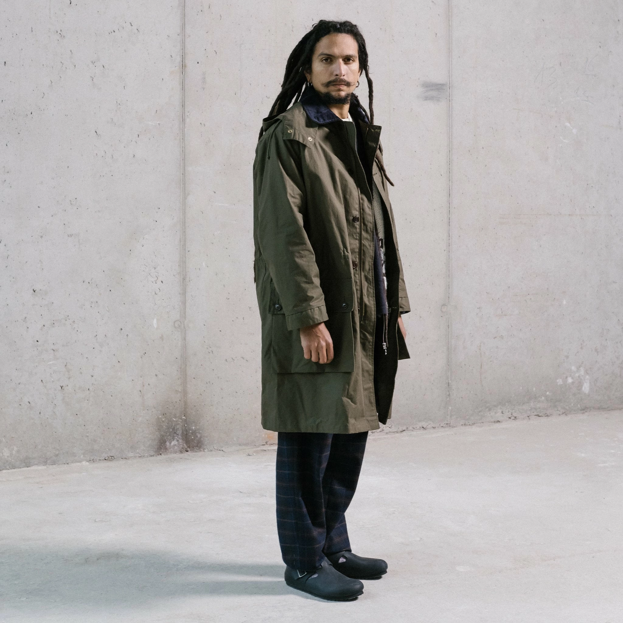 Eat Dust Field Coat Dry Waxed Cotton Khaki/Brown - Image 9