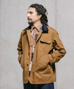 Eat Dust Ranger Blazer Herringbone Waxed Nicotine