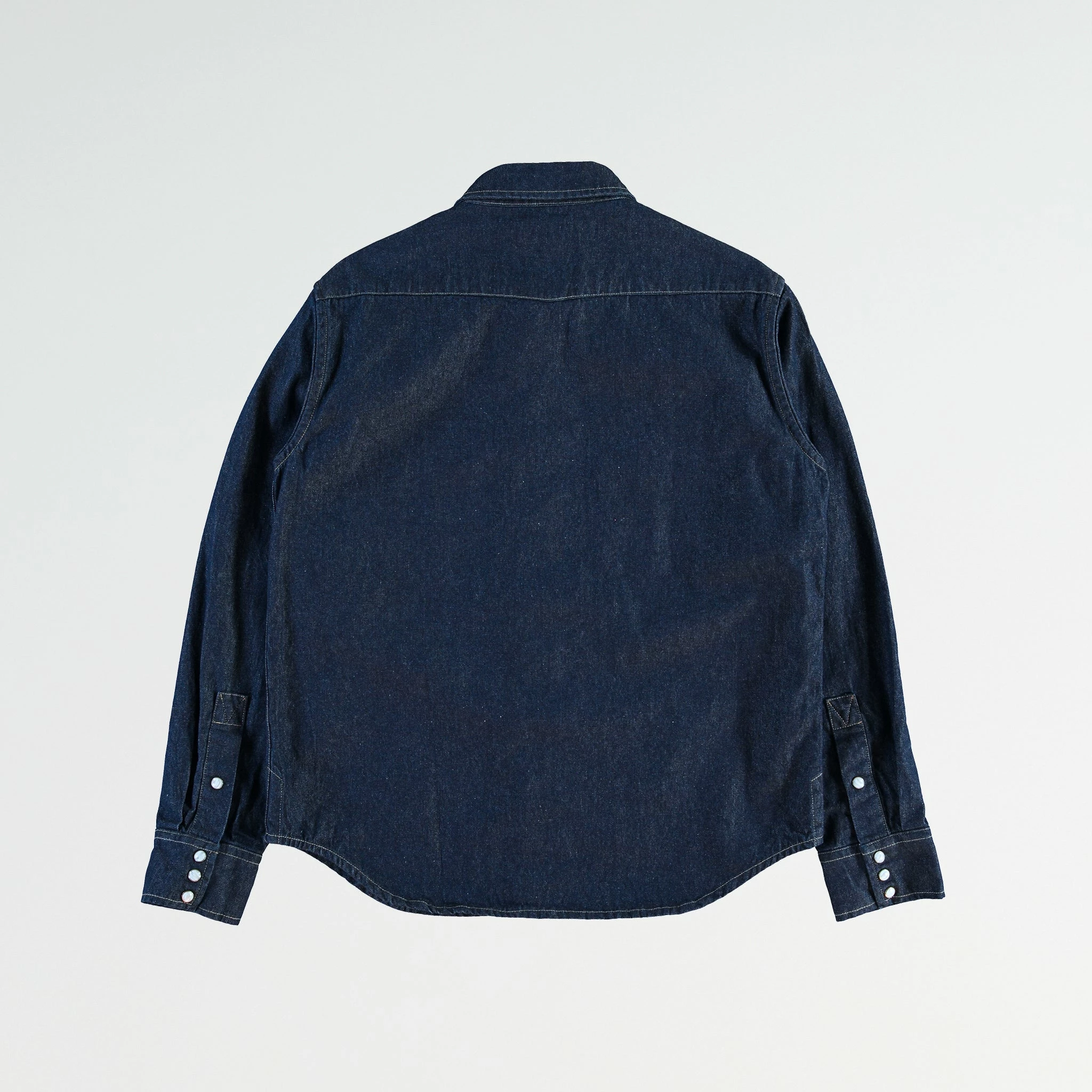 Eat Dust Western Shirt Texas Indigo Denim - Image 6