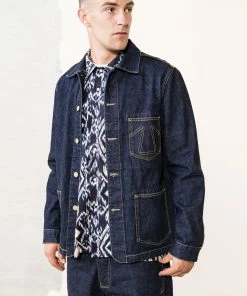 Eat Dust Chore Jacket D66 Selvedge Denim Indigo