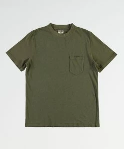 Eat Dust Pocket T-Shirt Cotton Hemp Forest Green
