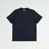 Eat Dust T-Shirt Pocket Cotton Hemp Navy