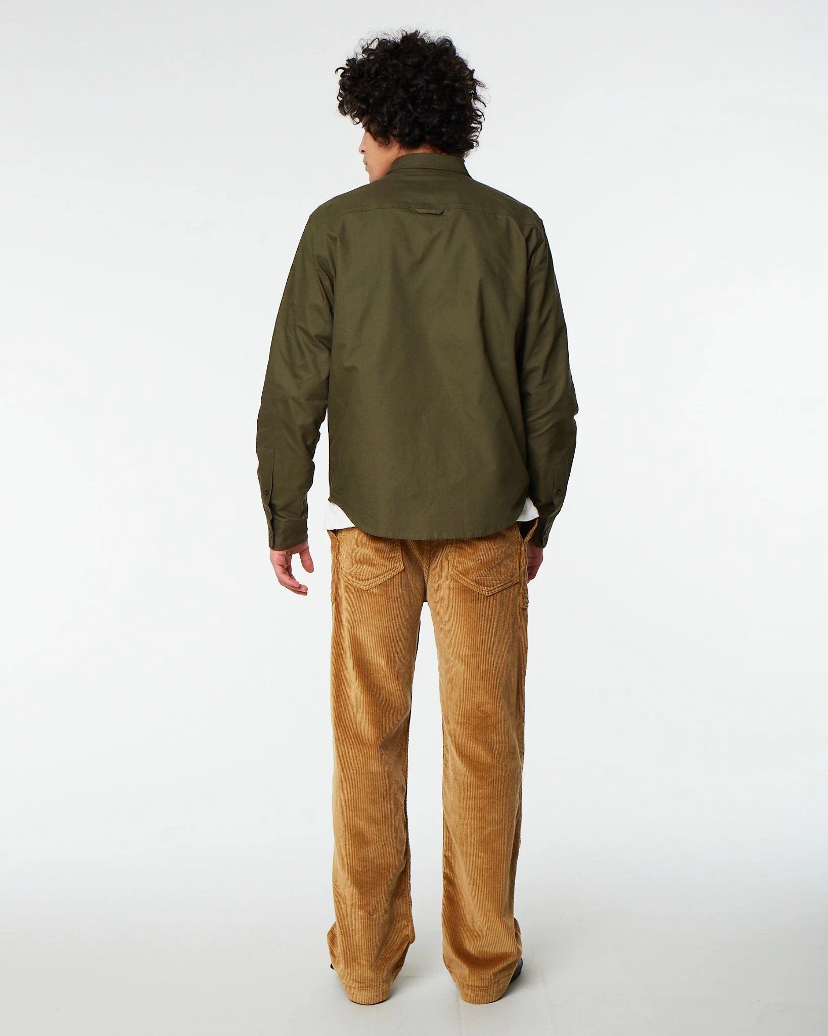 Eat Dust COMBAT SHIRT Cotton Oxford Khaki - Image 5