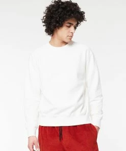 Eat Dust Basic Sweatshirt American Fleece Off White