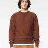 Eat Dust Basic Sweatshirt American Fleece Brown