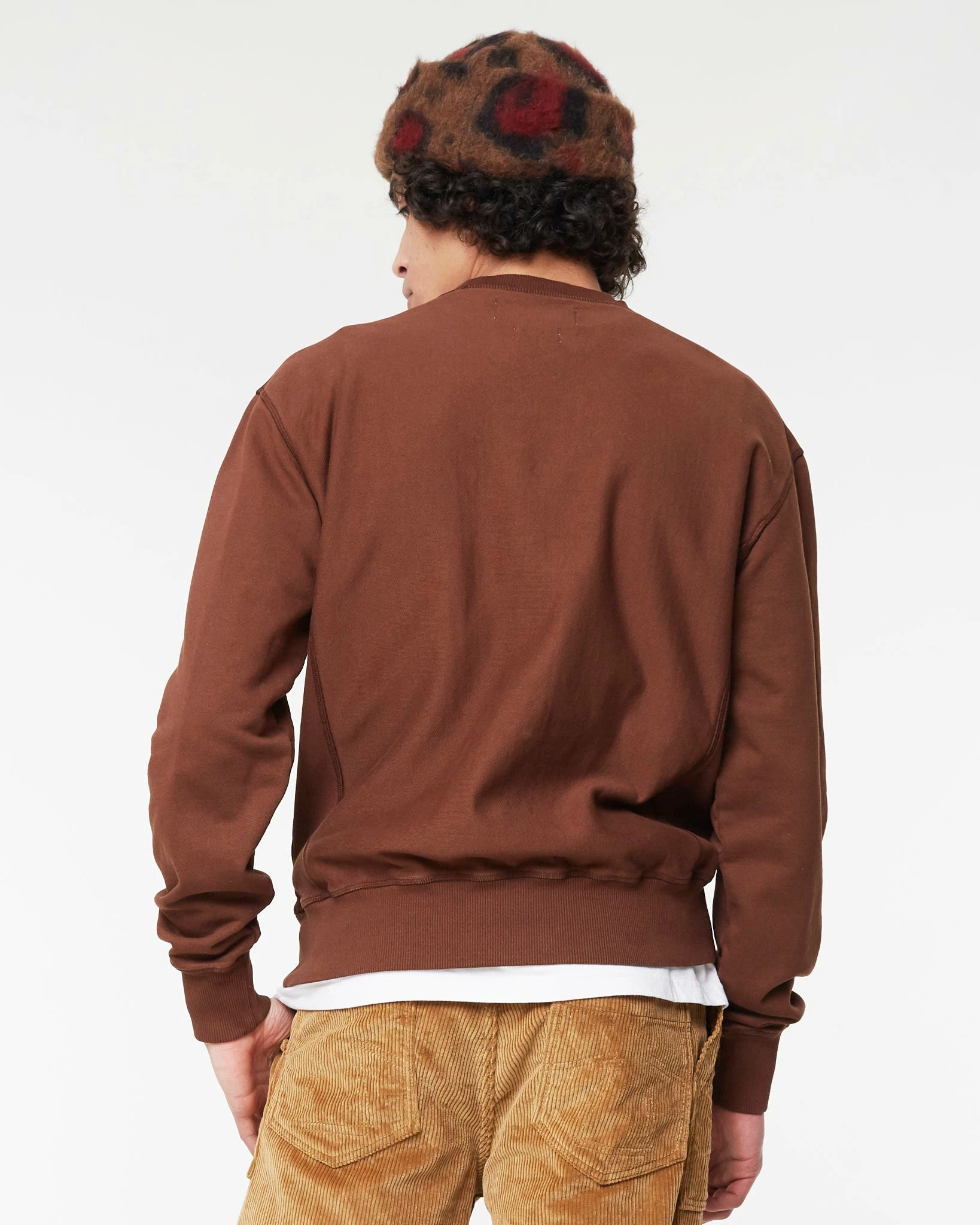 Eat Dust Basic Sweatshirt American Fleece Brown - Image 3