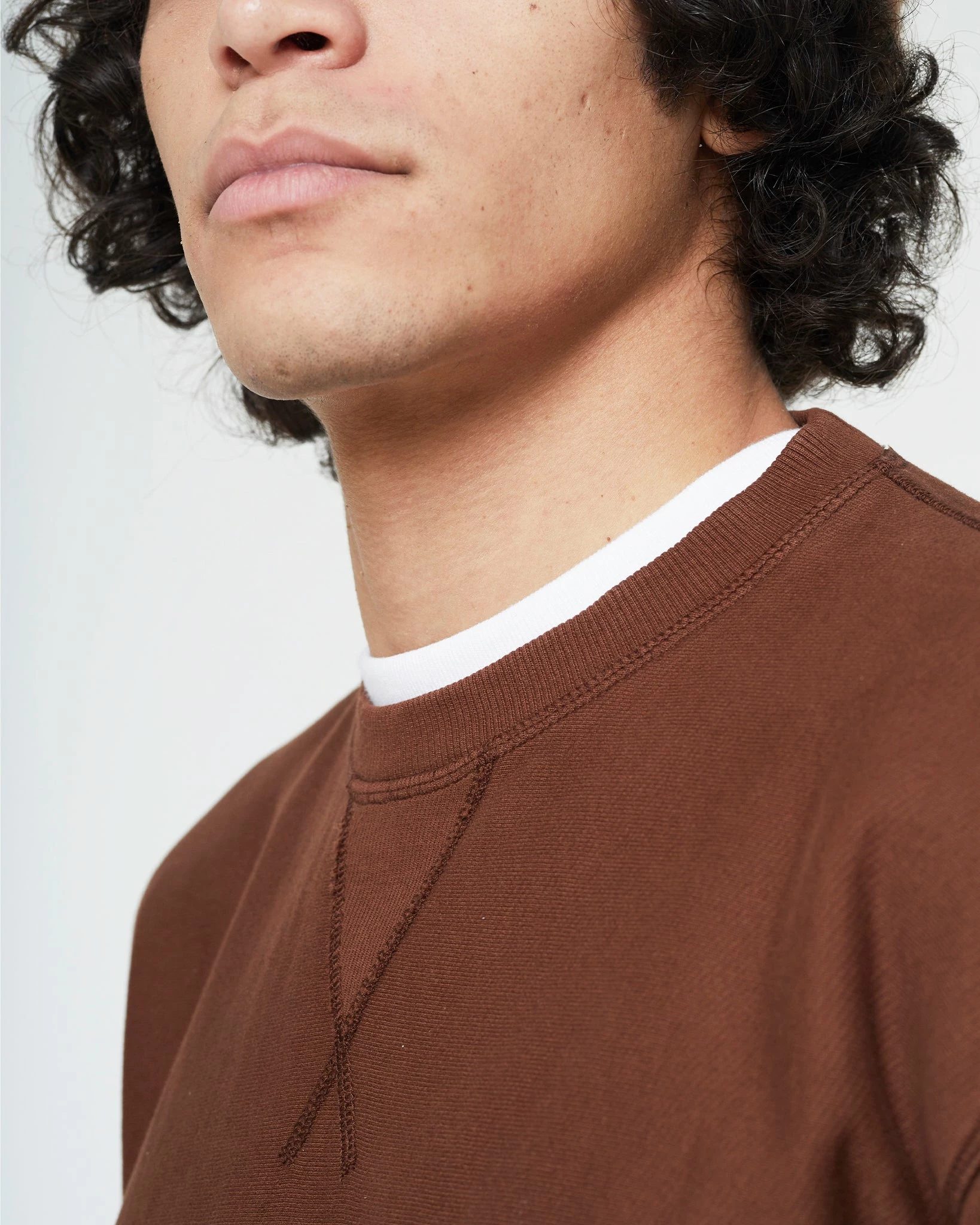 Eat Dust Basic Sweatshirt American Fleece Brown - Image 6