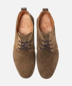 KOST Chukka Boots Croûte Velours Marron Homme