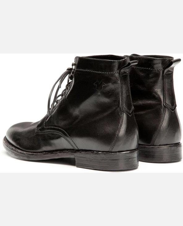 KOST Bottines 脿 Lacets Cuir Noir Homme - Image 6