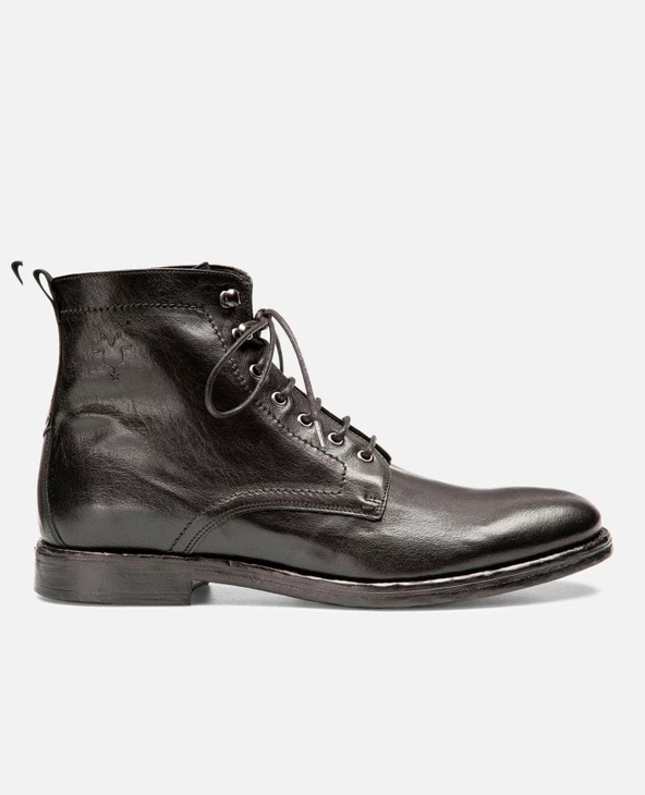 KOST Bottines 脿 Lacets Cuir Noir Homme - Image 8