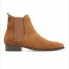 KOST Chelsea Boots Croûte Velours Marron Femme