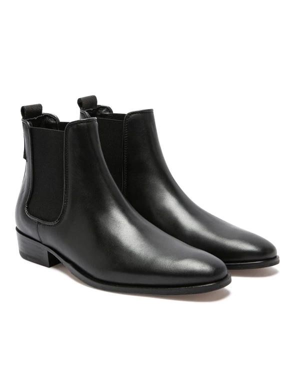 KOST Chelsea Boots Cuir Noir Femme - Image 2