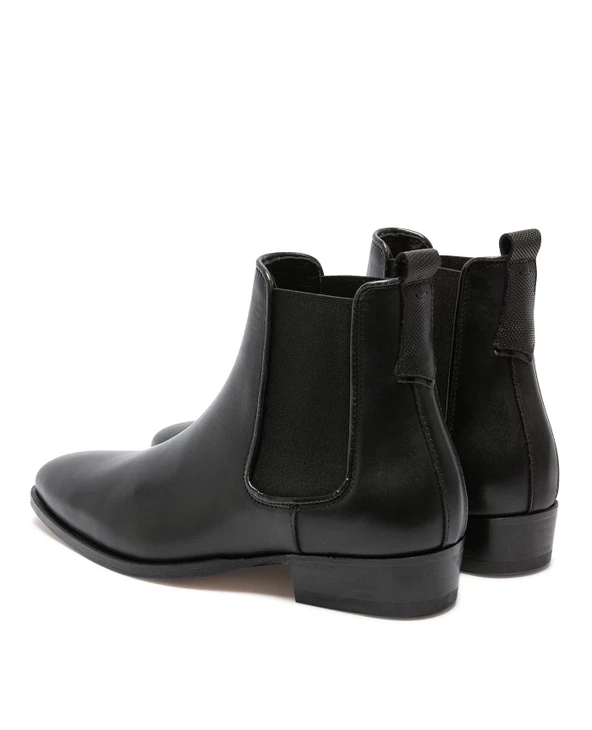 KOST Chelsea Boots Cuir Noir Femme - Image 4