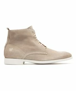 KOST Boots Made In France Croûte Velours Taupe Homme